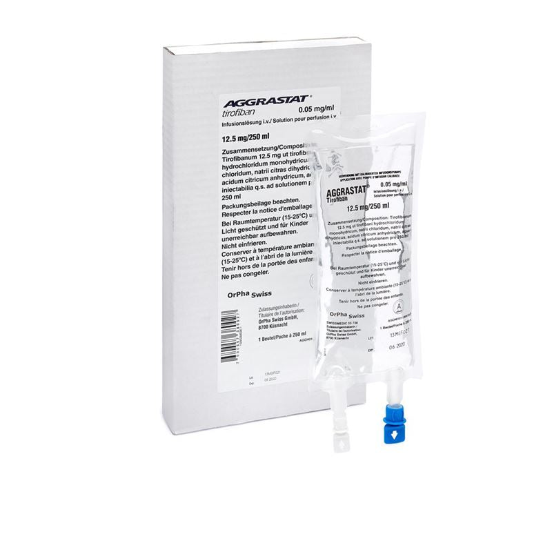 AGGRASTAT Inf Lös 12.5 mg/250ml Freeflex 250 ml