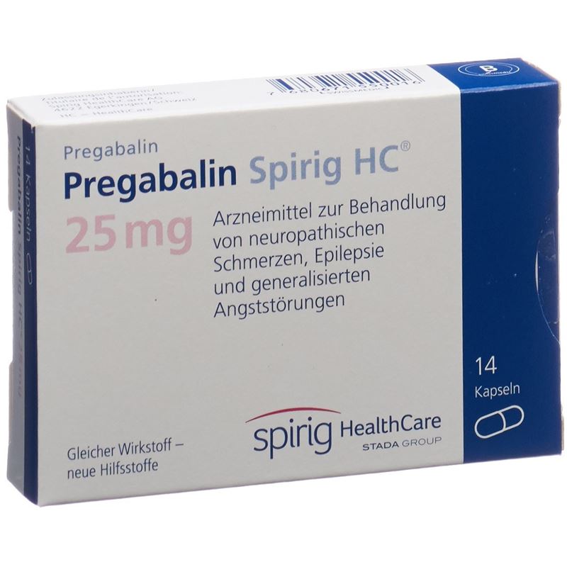 PREGABALIN Spirig HC Kaps 25 mg 14 Stk