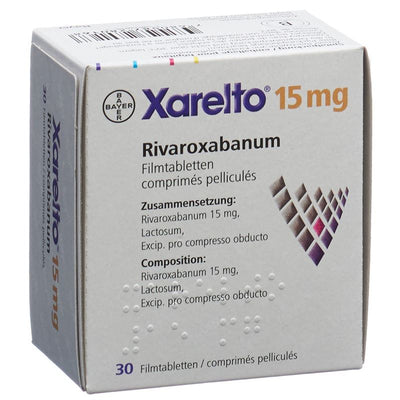 XARELTO Filmtabl 15 mg 30 Einz Blister