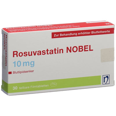 ROSUVASTATIN NOBEL Filmtabl 10 mg 30 Stk