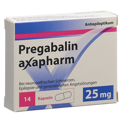 PREGABALIN axapharm Kaps 25 mg 14 Stk