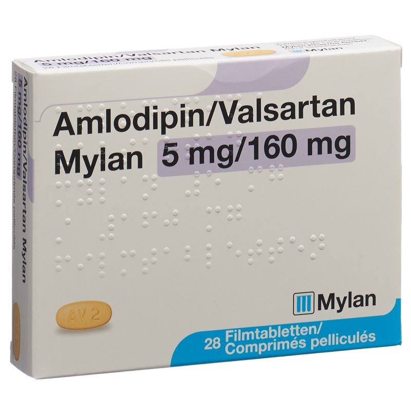 AMLODIPIN VALSARTAN Mylan Filmtabl 5/160mg 28 Stk