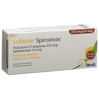 SEFFALAIR SPIROMAX Inh Plv 232/14 mcg 60 Dos