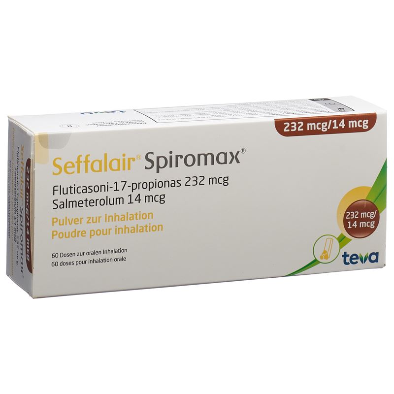 SEFFALAIR SPIROMAX Inh Plv 232/14 mcg 60 Dos