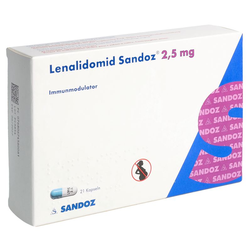 LENALIDOMID Sandoz Kaps 2.5 mg 21 Stk