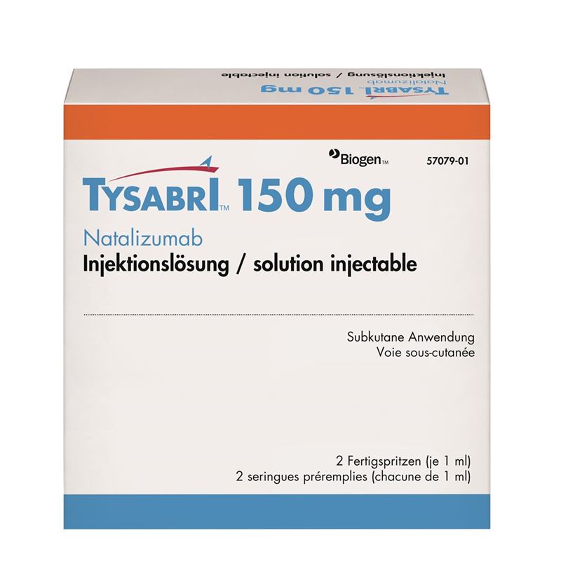 TYSABRI Inj Lös 150 mg/ml Fertspr 2 x 1 ml