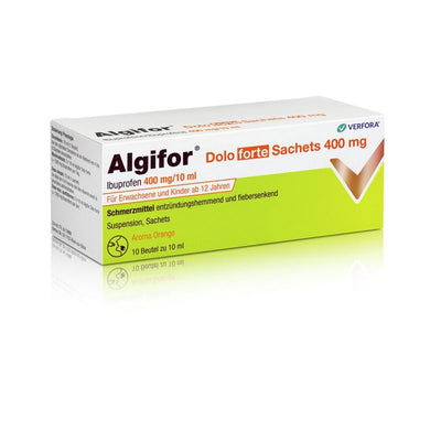ALGIFOR Dolo forte Susp 400 mg/10ml 10 Stk