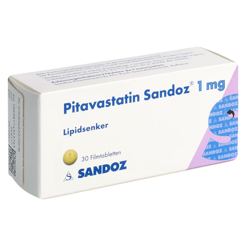 PITAVASTATIN Sandoz Filmtabl 1 mg 30 Stk