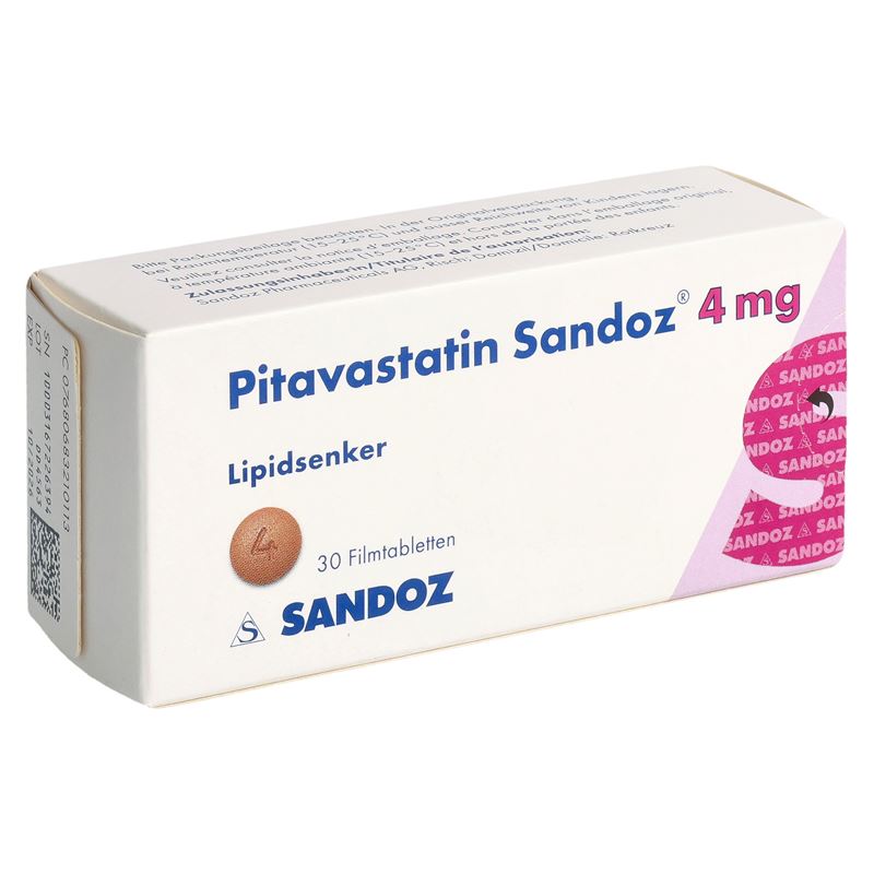 PITAVASTATIN Sandoz Filmtabl 4 mg 30 Stk