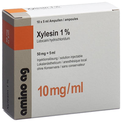 XYLESIN Inj Lös 50 mg/5ml 10 Amp 5 ml