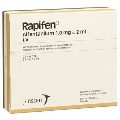 RAPIFEN Inj Lös 1 mg/2ml 5 Amp 2 ml
